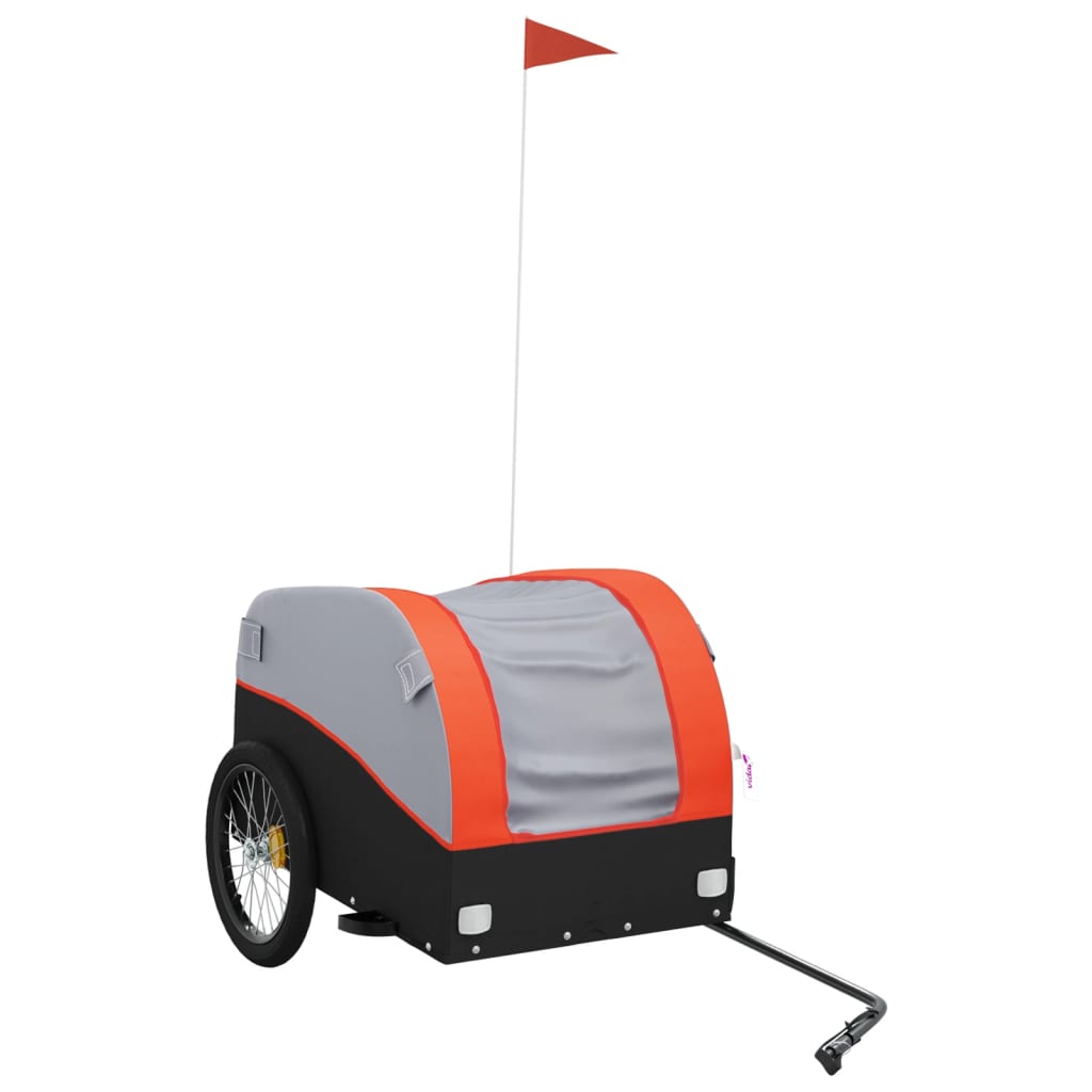 8720845826741_a_en_hd_1 vidaXL Bike Trailer Black and Orange 45 kg Iron - Image 2
