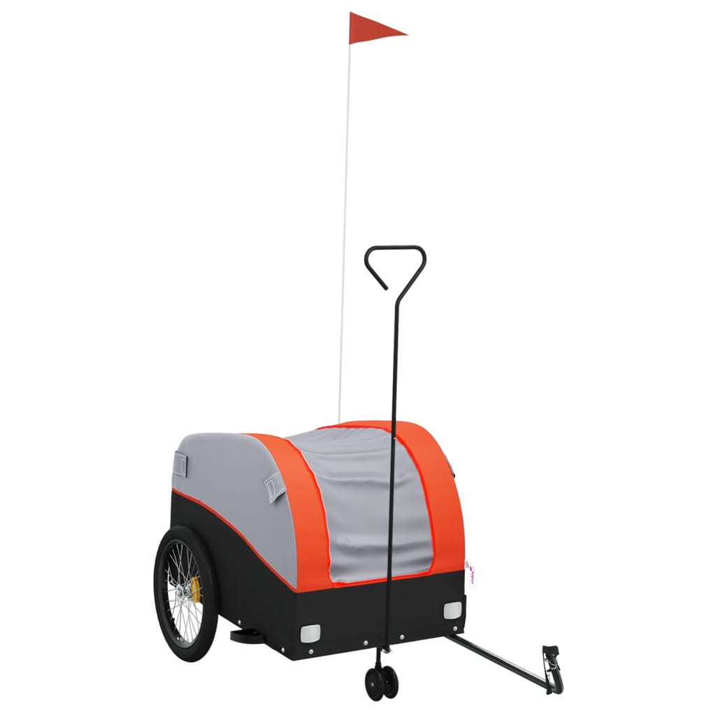 8720845826888_a_en_hd_1 vidaXL Bike Trailer Black and Orange 45 kg Iron - Image 2