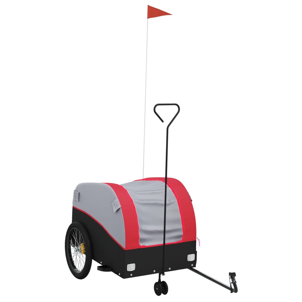 8720845826895_a_en_hd_1 vidaXL Bike Trailer Black and Red 45 kg Iron - Image 2