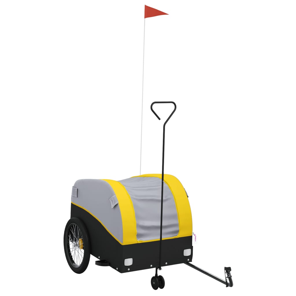 8720845826918_a_en_hd_1 vidaXL Bike Trailer Black and Yellow 45 kg Iron - Image 2