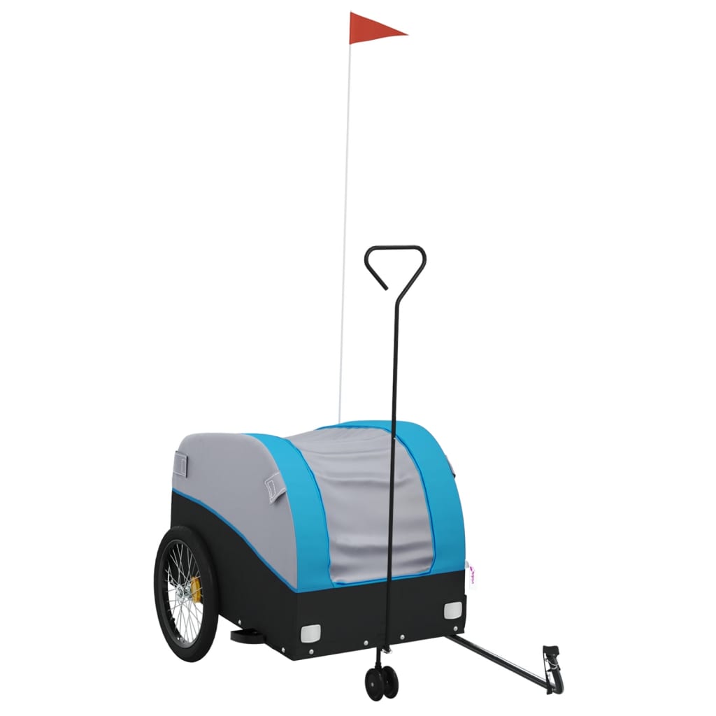 8720845826925_a_en_hd_1 vidaXL Bike Trailer Black and Blue 45 kg Iron - Image 2