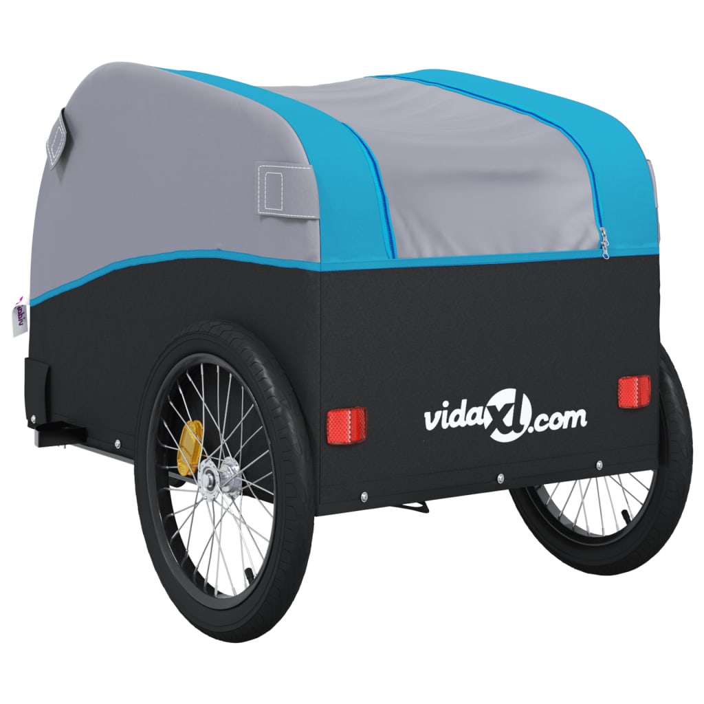 8720845826925_g_en_hd_6 vidaXL Bike Trailer Black and Blue 45 kg Iron - Image 8