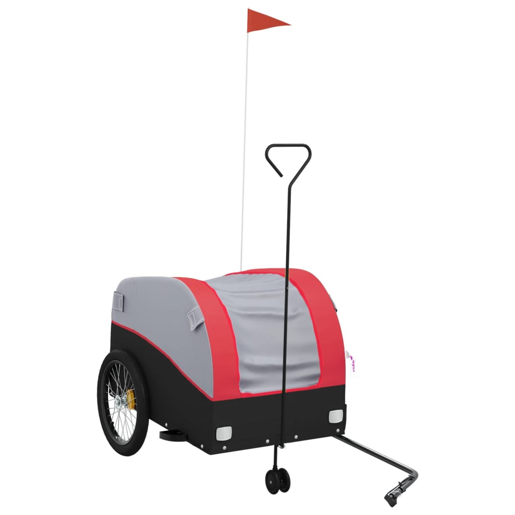 8720845826963_a_en_hd_1 vidaXL Bike Trailer Black and Red 45 kg Iron - Image 2