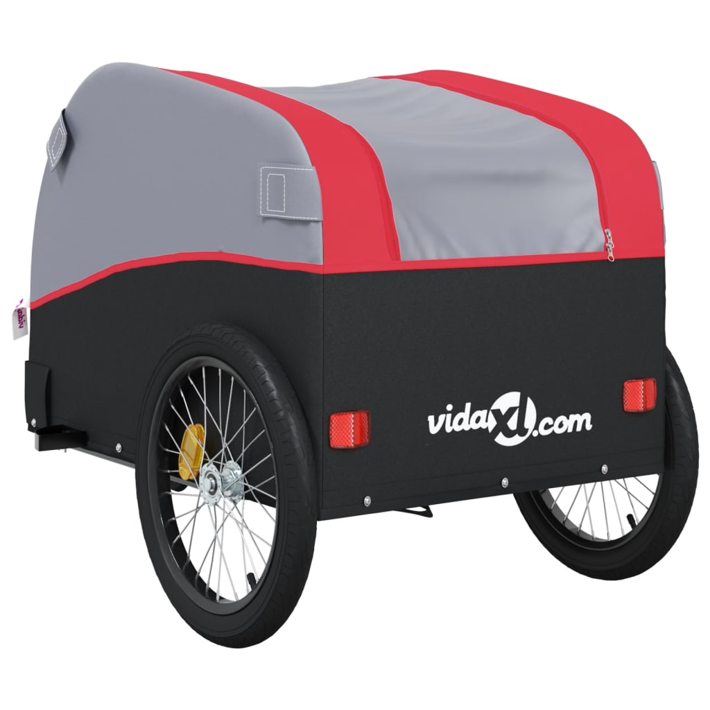 8720845826963_g_en_hd_6 vidaXL Bike Trailer Black and Red 45 kg Iron - Image 8