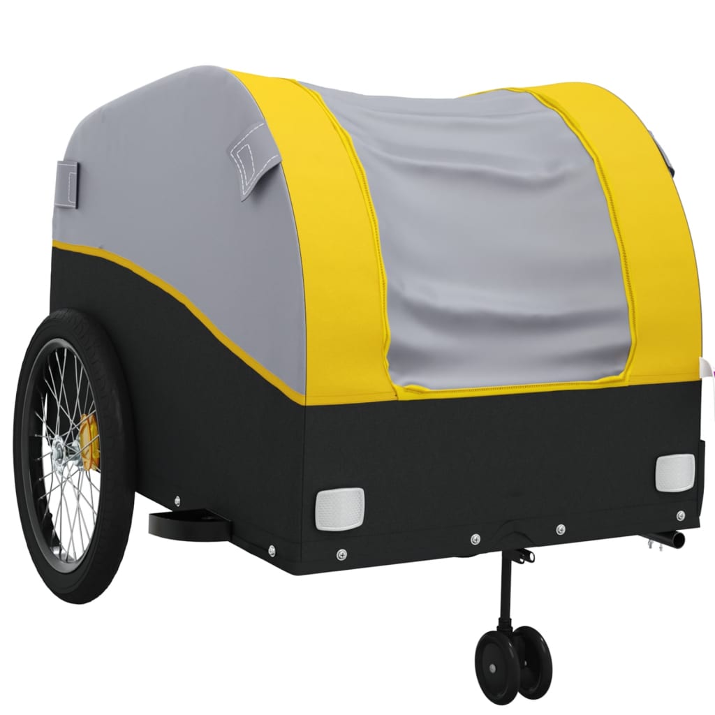 8720845826987_g_en_hd_2 vidaXL Bike Trailer Black and Yellow 45 kg Iron - Image 4