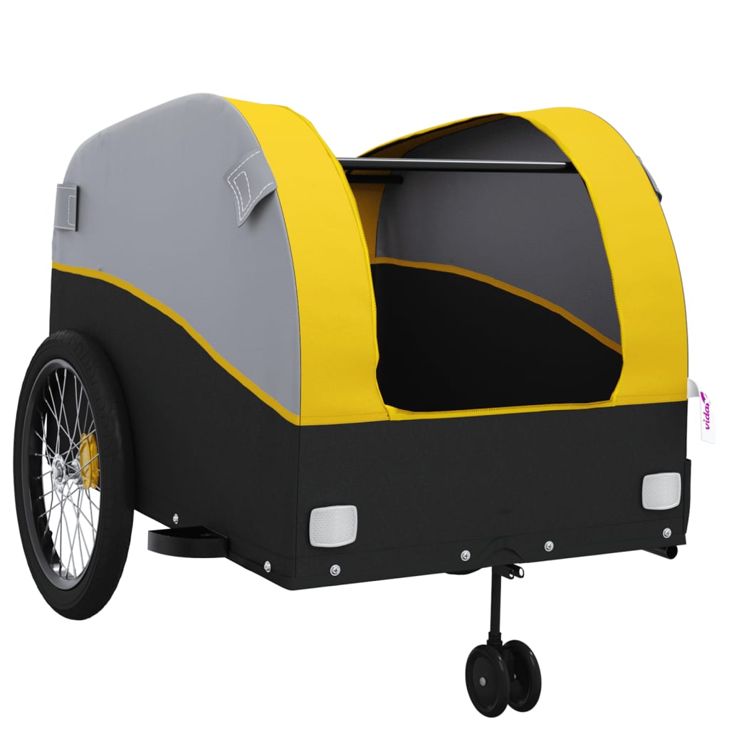 8720845826987_g_en_hd_3 vidaXL Bike Trailer Black and Yellow 45 kg Iron - Image 5