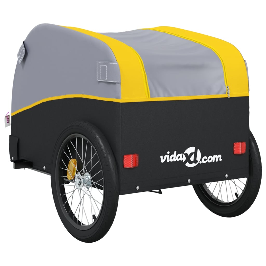 8720845826987_g_en_hd_6 vidaXL Bike Trailer Black and Yellow 45 kg Iron - Image 8