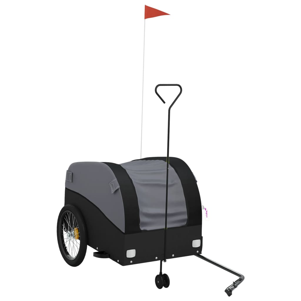 8720845827007_a_en_hd_1 vidaXL Bike Trailer Black 45 kg Iron - Image 2