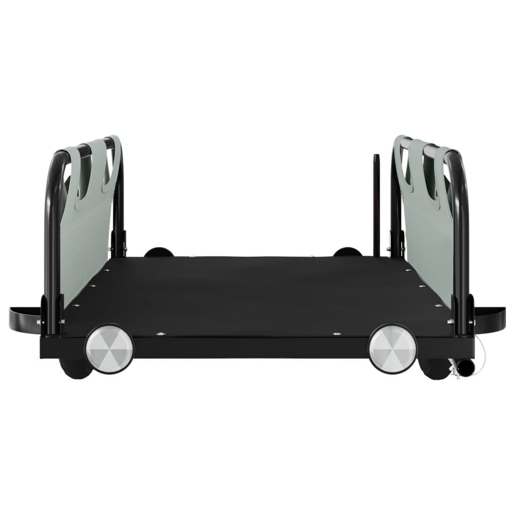 8720845827045_g_en_hd_3 vidaXL Bike Trailer Grey Oxford Fabric and Iron - Image 5