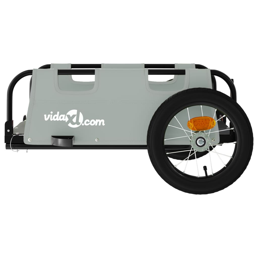 8720845827045_g_en_hd_4 vidaXL Bike Trailer Grey Oxford Fabric and Iron - Image 6