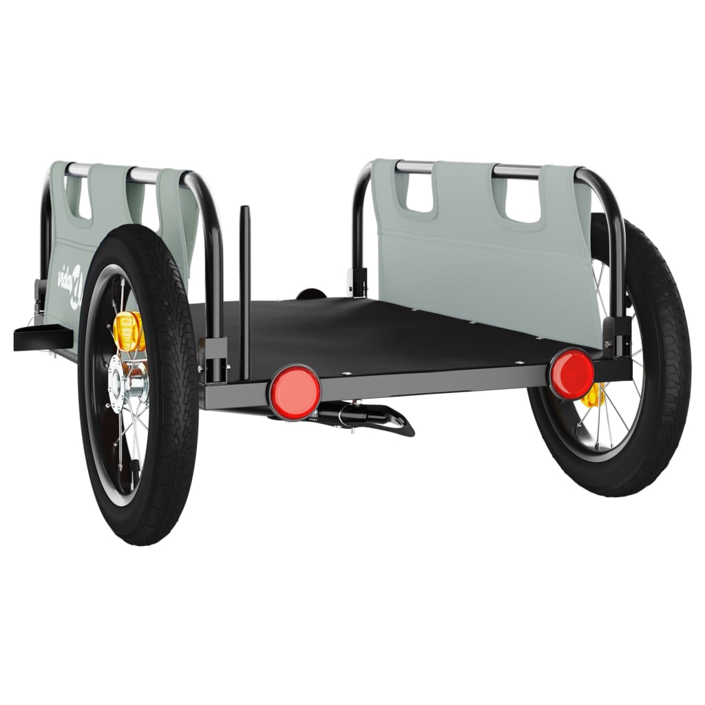 8720845827045_g_en_hd_5 vidaXL Bike Trailer Grey Oxford Fabric and Iron - Image 7