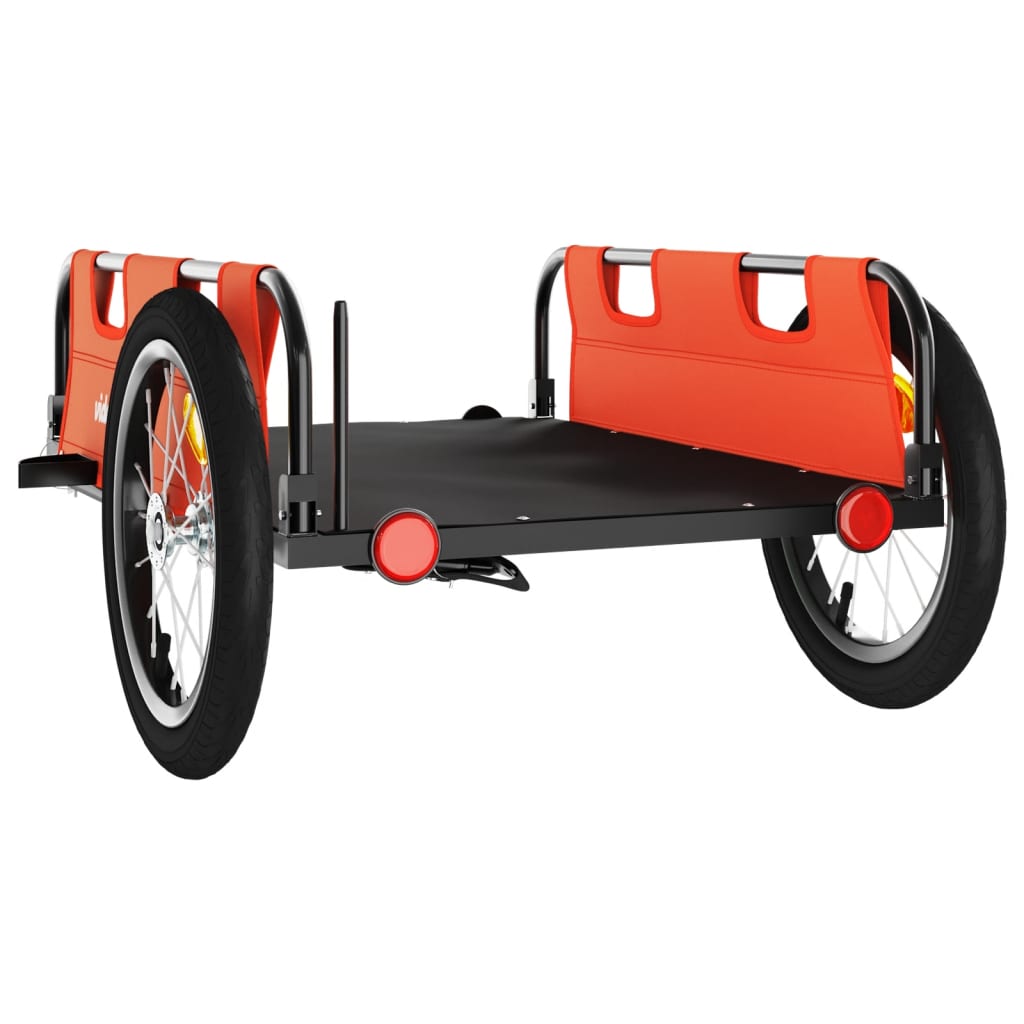 8720845827090_g_en_hd_5 vidaXL Bike Trailer Orange Oxford Fabric and Iron - Image 7