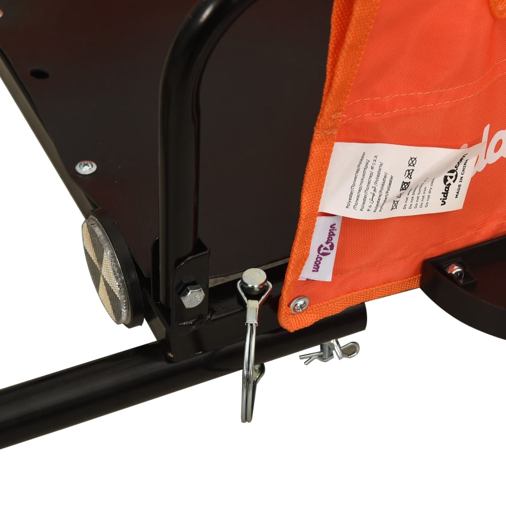 8720845827090_g_en_hd_7 vidaXL Bike Trailer Orange Oxford Fabric and Iron - Image 9