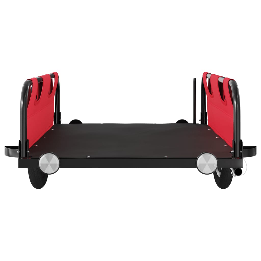 8720845827106_g_en_hd_3 vidaXL Bike Trailer Red Oxford Fabric and Iron - Image 5