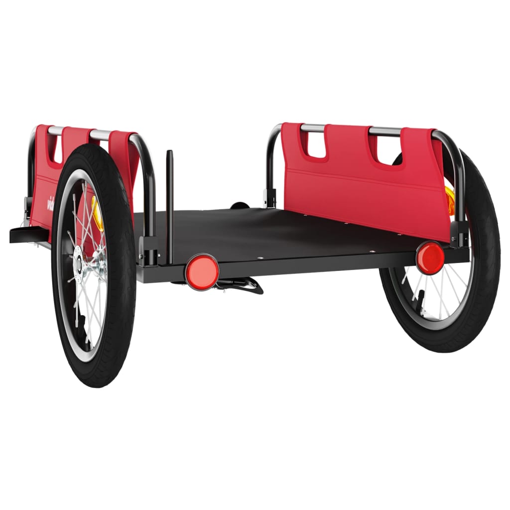 8720845827106_g_en_hd_5 vidaXL Bike Trailer Red Oxford Fabric and Iron - Image 7