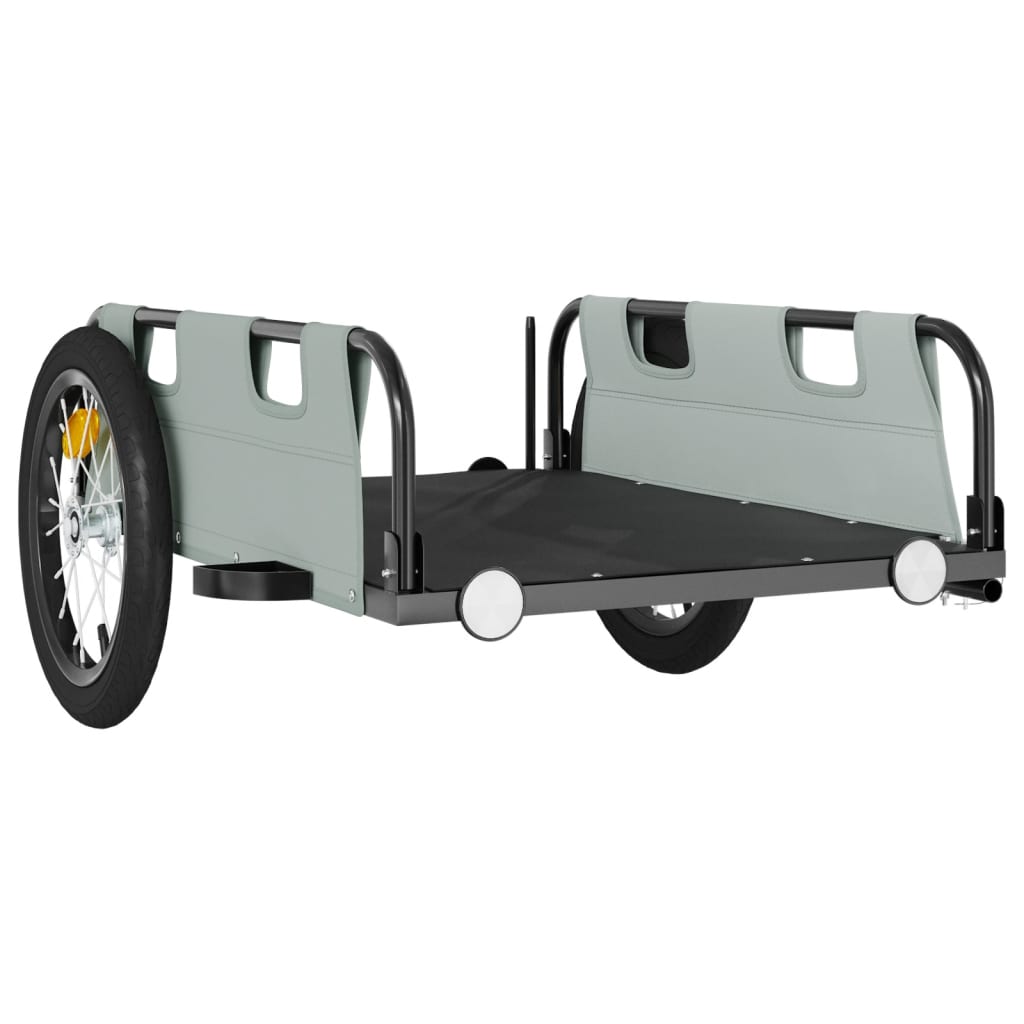8720845827113_g_en_hd_2 vidaXL Bike Trailer Grey Oxford Fabric and Iron - Image 4