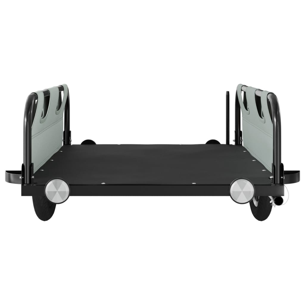 8720845827113_g_en_hd_3 vidaXL Bike Trailer Grey Oxford Fabric and Iron - Image 5