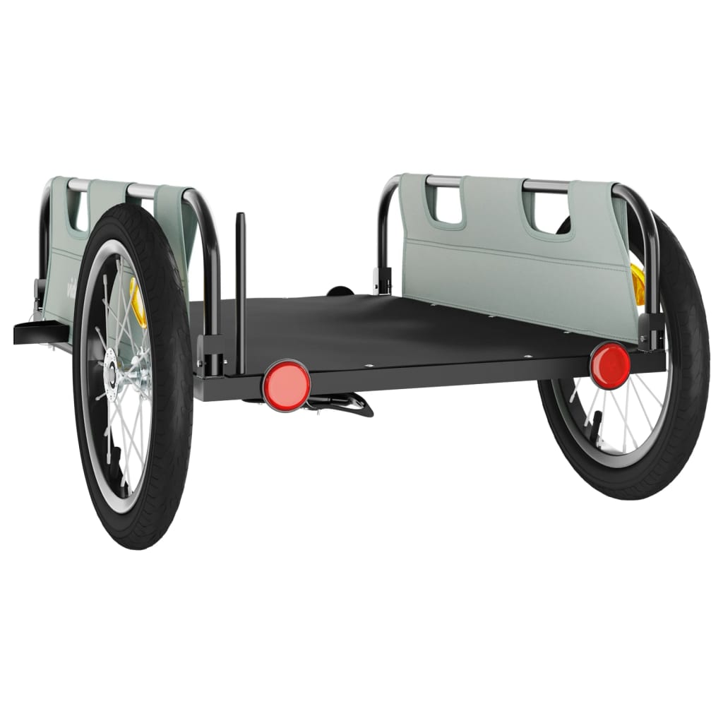 8720845827113_g_en_hd_5 vidaXL Bike Trailer Grey Oxford Fabric and Iron - Image 7