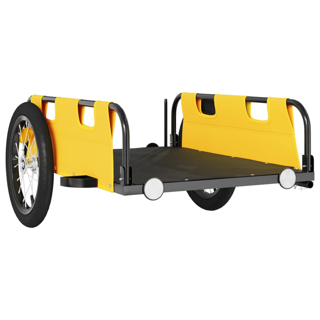8720845827120_g_en_hd_2 vidaXL Bike Trailer Yellow Oxford Fabric and Iron - Image 4