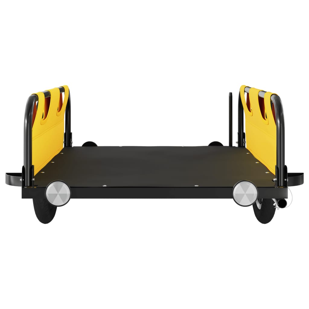 8720845827120_g_en_hd_3 vidaXL Bike Trailer Yellow Oxford Fabric and Iron - Image 5