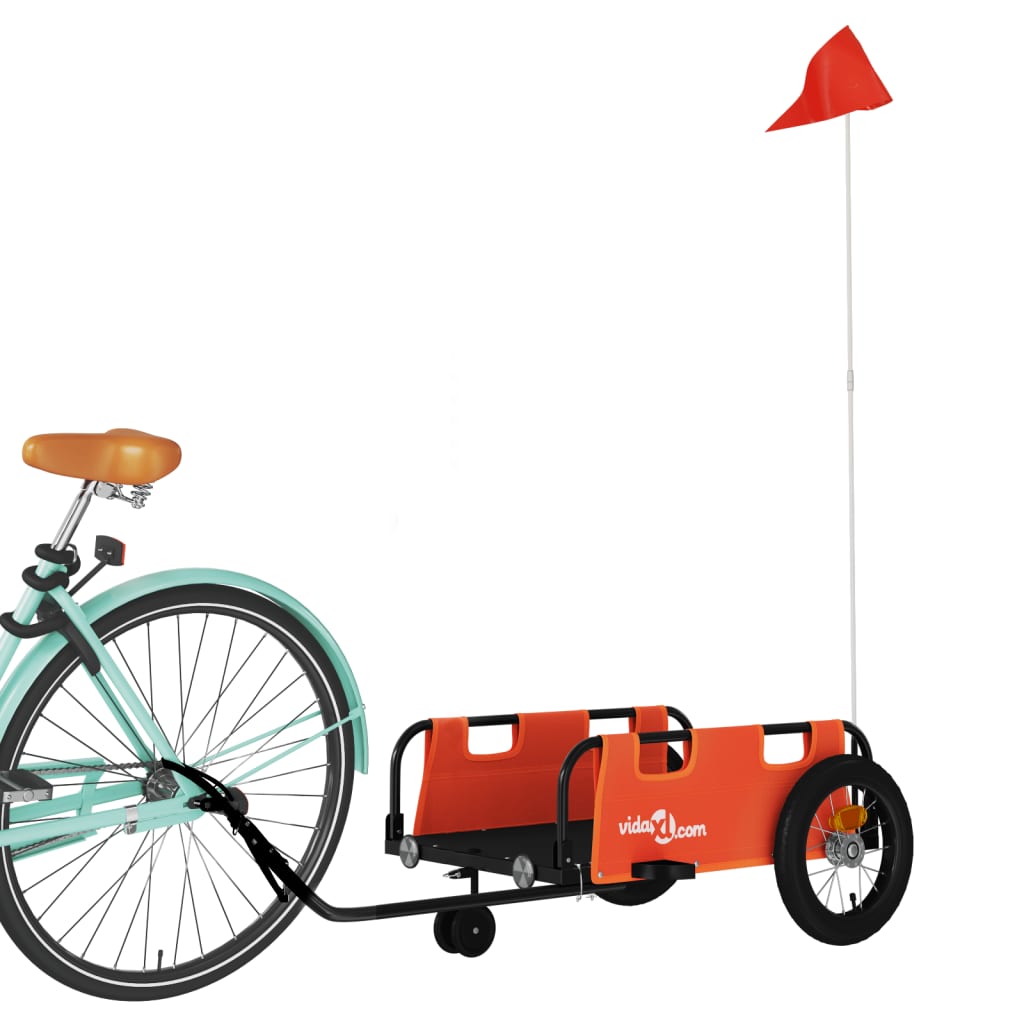 8720845827236_g_en_hd_1 vidaXL Bike Trailer Orange Oxford Fabric and Iron - Image 3