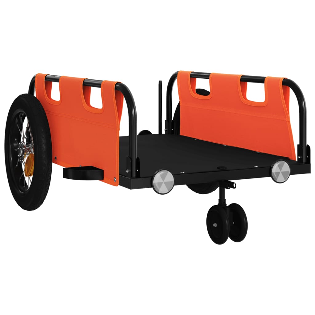 8720845827236_g_en_hd_2 vidaXL Bike Trailer Orange Oxford Fabric and Iron - Image 4