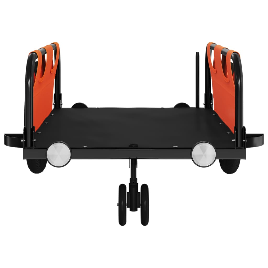 8720845827236_g_en_hd_3 vidaXL Bike Trailer Orange Oxford Fabric and Iron - Image 5