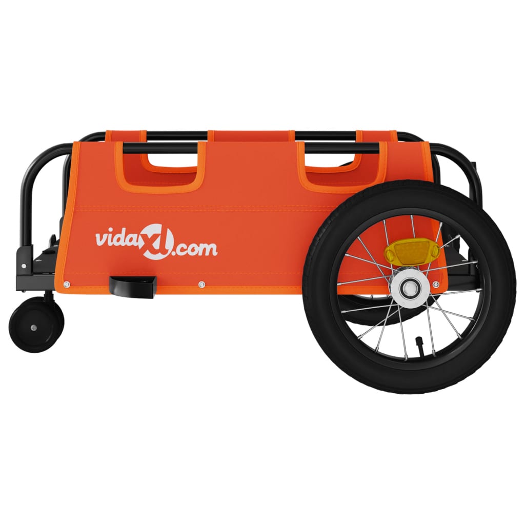 8720845827236_g_en_hd_4 vidaXL Bike Trailer Orange Oxford Fabric and Iron - Image 6