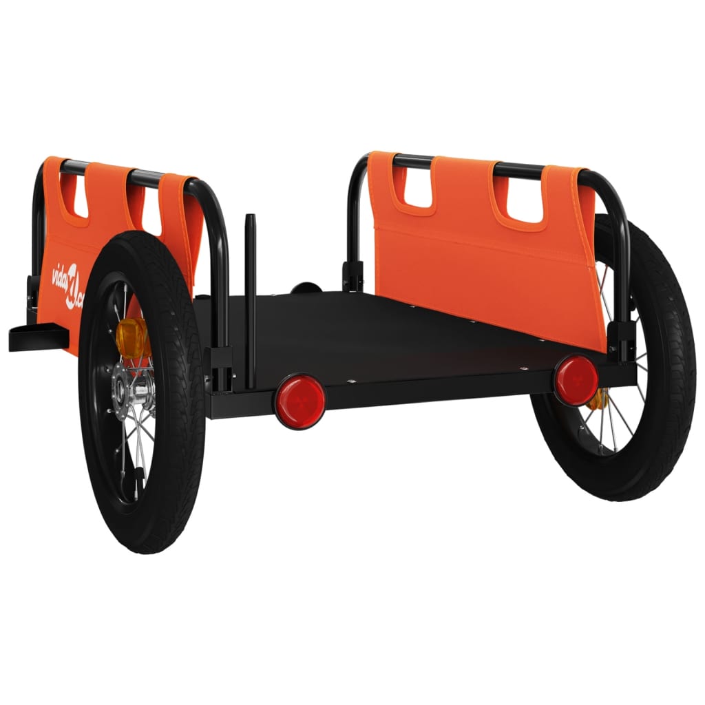 8720845827236_g_en_hd_5 vidaXL Bike Trailer Orange Oxford Fabric and Iron - Image 7