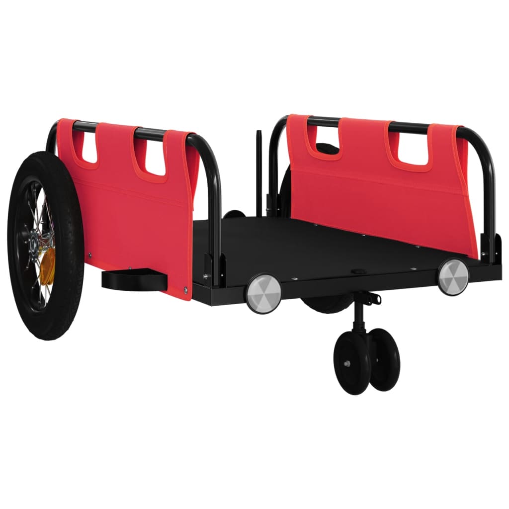 8720845827243_g_en_hd_2 vidaXL Bike Trailer Red Oxford Fabric and Iron - Image 4