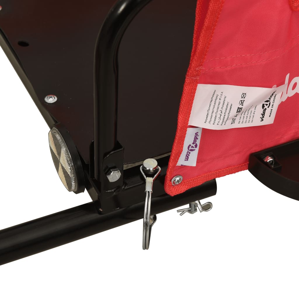 8720845827243_g_en_hd_7 vidaXL Bike Trailer Red Oxford Fabric and Iron - Image 9