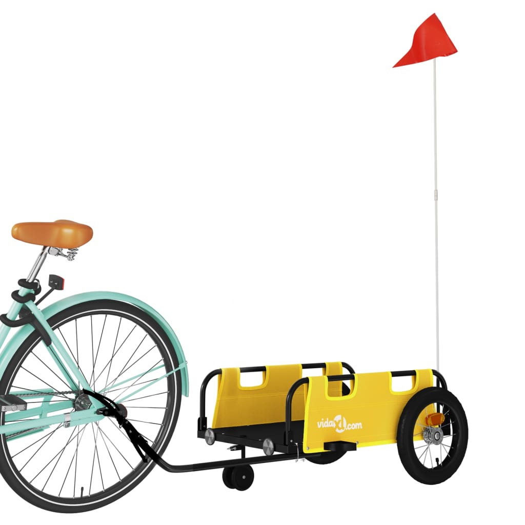 8720845827267_g_en_hd_1 vidaXL Bike Trailer Yellow Oxford Fabric and Iron - Image 3