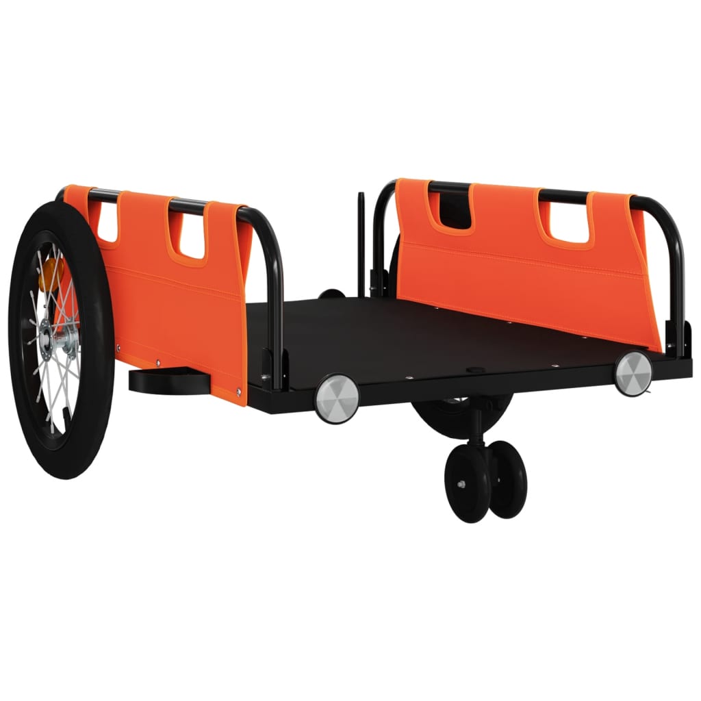 8720845827304_g_en_hd_2 vidaXL Bike Trailer Orange Oxford Fabric and Iron - Image 4