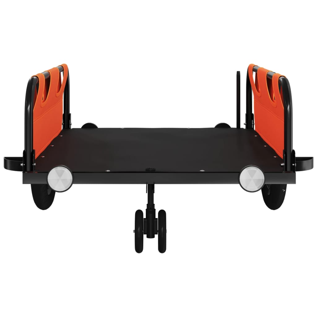 8720845827304_g_en_hd_3 vidaXL Bike Trailer Orange Oxford Fabric and Iron - Image 5