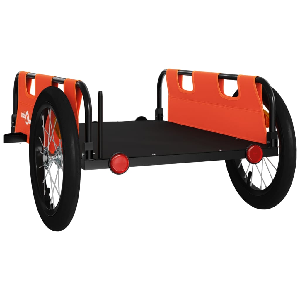 8720845827304_g_en_hd_5 vidaXL Bike Trailer Orange Oxford Fabric and Iron - Image 7