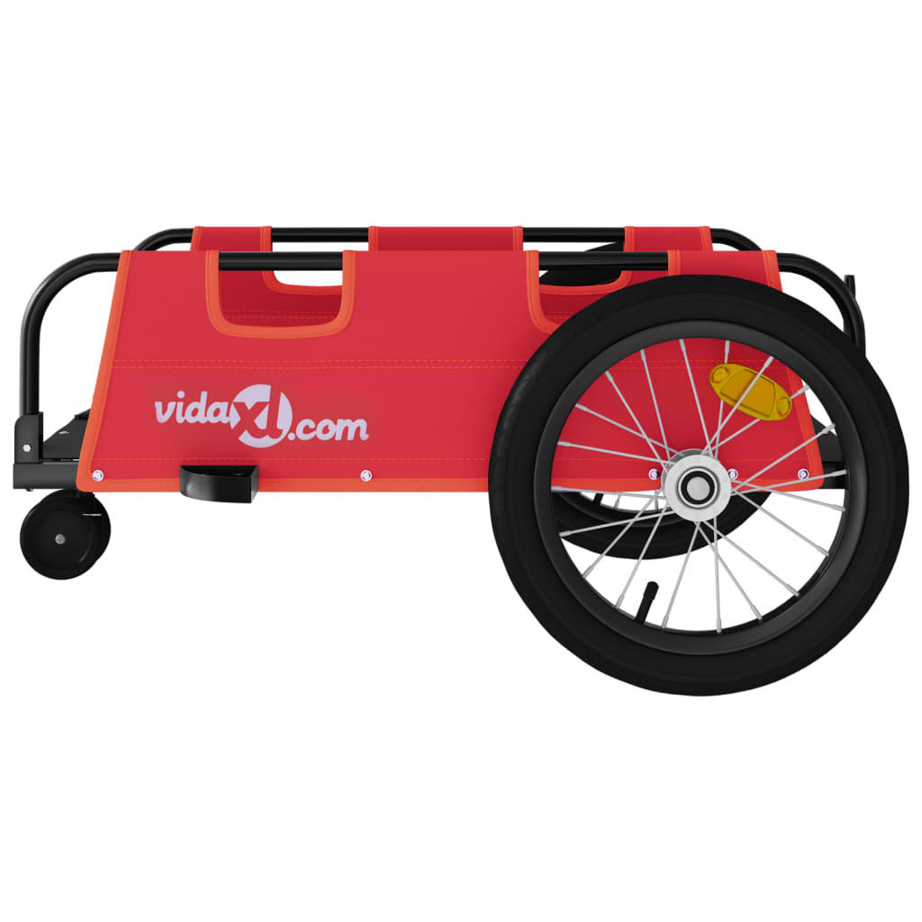 8720845827311_g_en_hd_4 vidaXL Bike Trailer Red Oxford Fabric and Iron - Image 6
