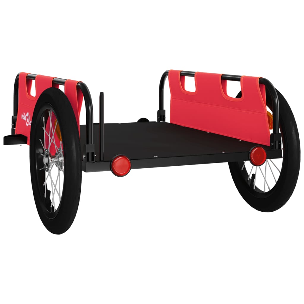 8720845827311_g_en_hd_5 vidaXL Bike Trailer Red Oxford Fabric and Iron - Image 7