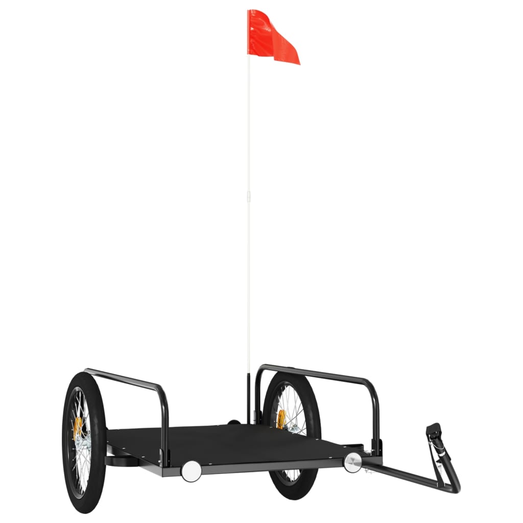 8720845827465_a_en_hd_1 vidaXL Bike Trailer Black 135x70x37 cm Iron - Image 2
