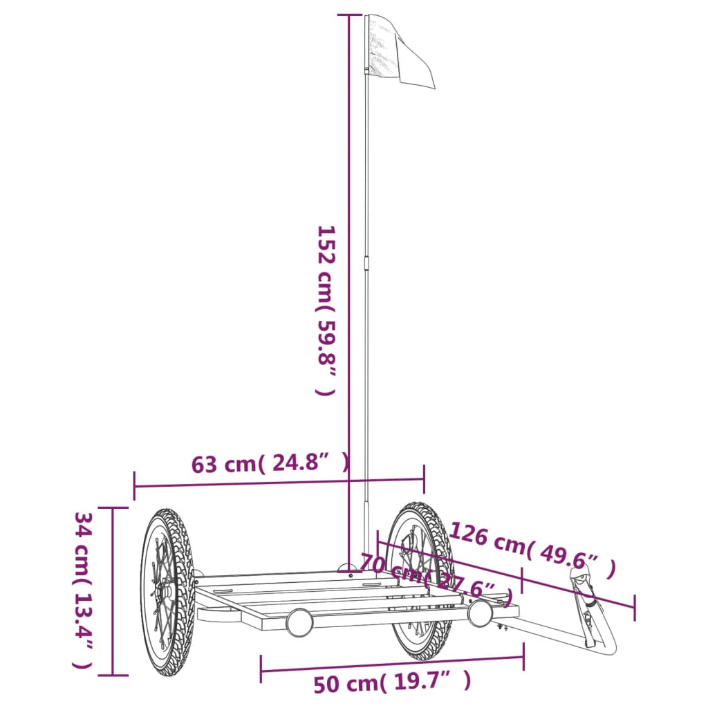 8720845827489_g_en_hd_8 vidaXL Bike Trailer Black 126x63x34 cm Iron - Image 10