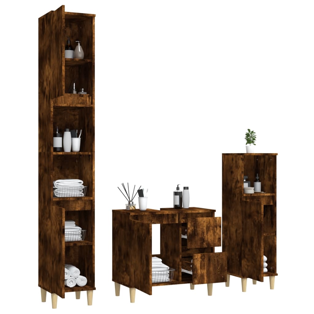 8720845829254_g_en_hd_2 vidaXL 3 Piece Bathroom Cabinet Set Smoked Oak Engineered Wood - Image 5