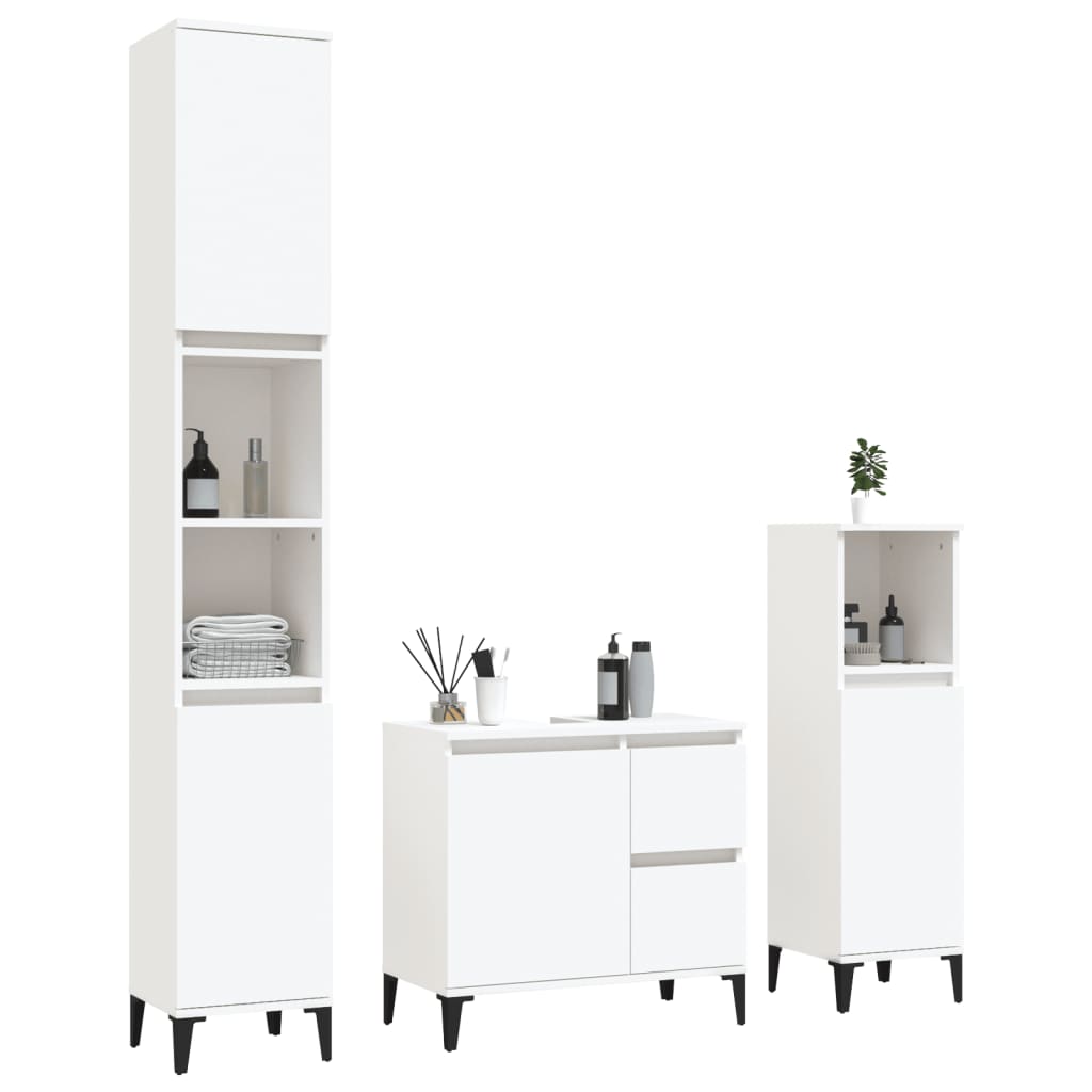 8720845829285_g_en_hd_1 vidaXL 3 Piece Bathroom Cabinet Set White Engineered Wood - Image 3