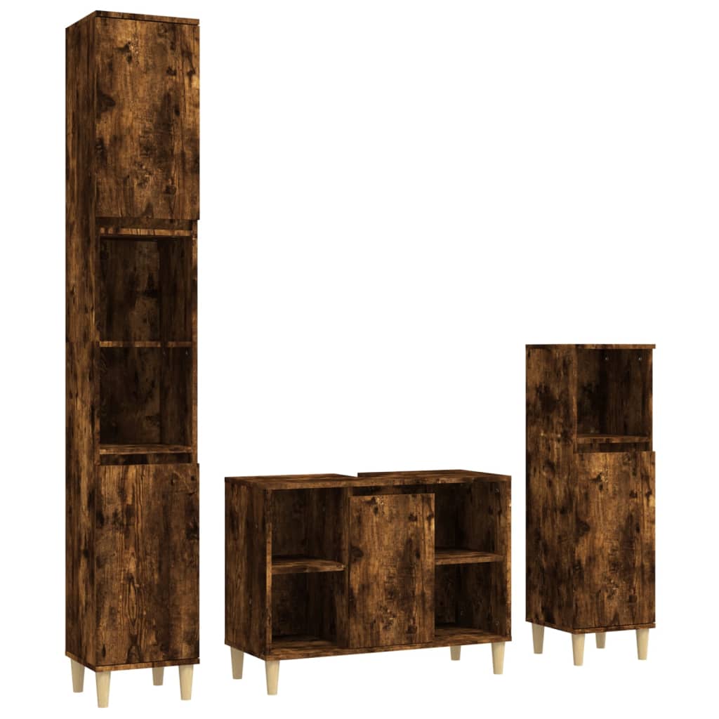 8720845830038_a_en_hd_1 vidaXL 3 Piece Bathroom Furniture Set Smoked Oak Engineered Wood - Image 2