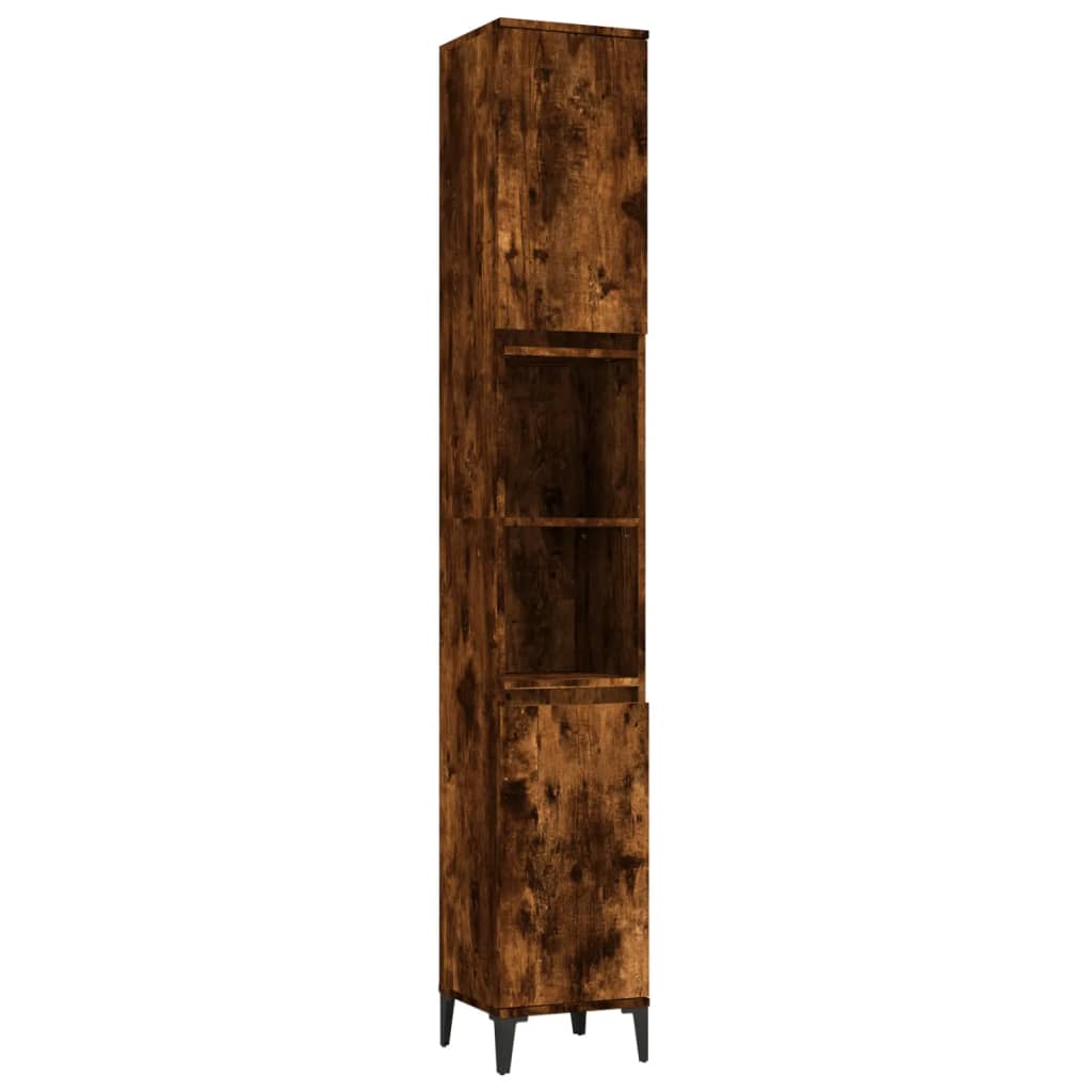 8720845830113_g_en_hd_4 vidaXL 3 Piece Bathroom Furniture Set Smoked Oak Engineered Wood - Image 6