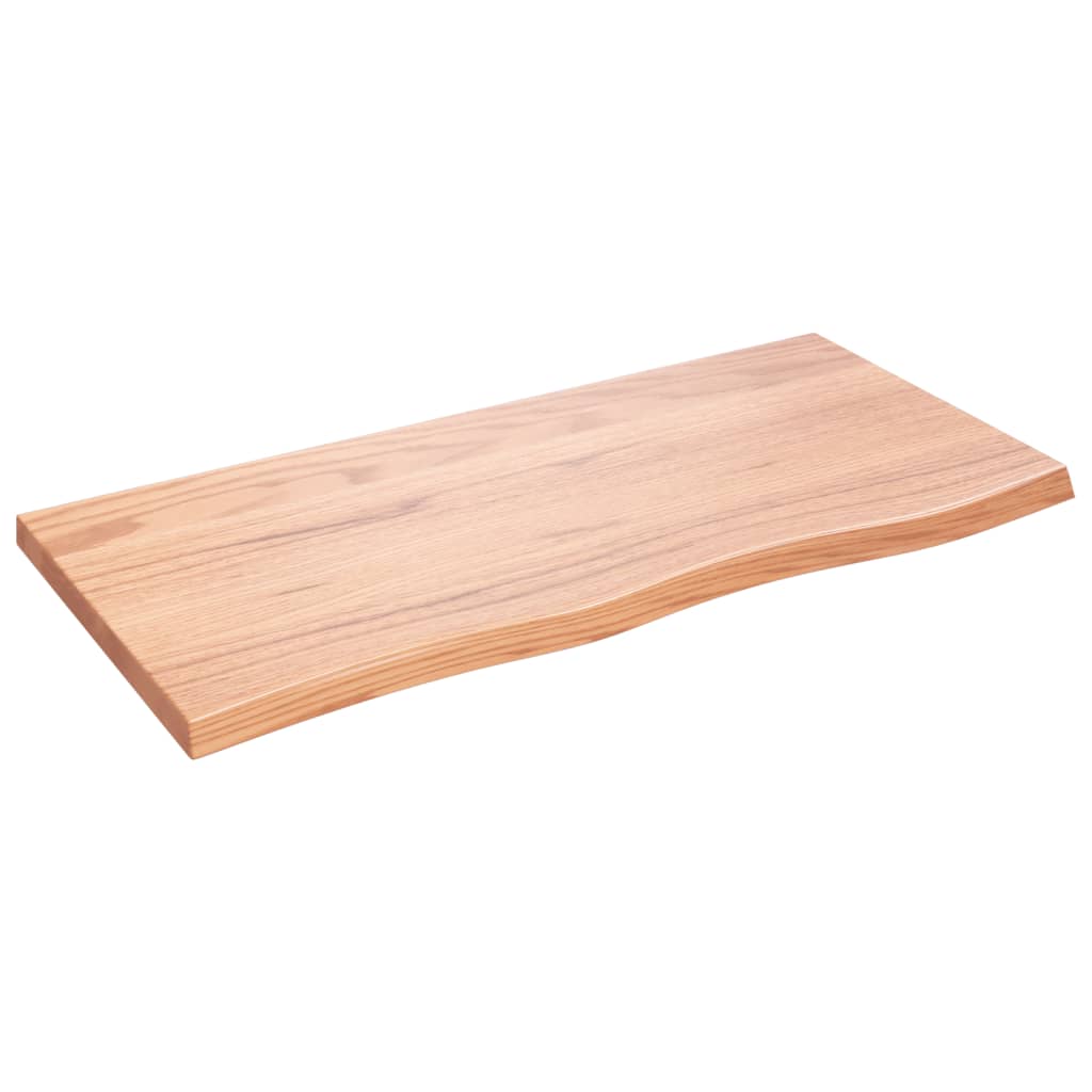 8720845833077_a_en_hd_1 vidaXL Bathroom Countertop Light Brown 100x50x4 cm Treated Solid Wood - Image 2