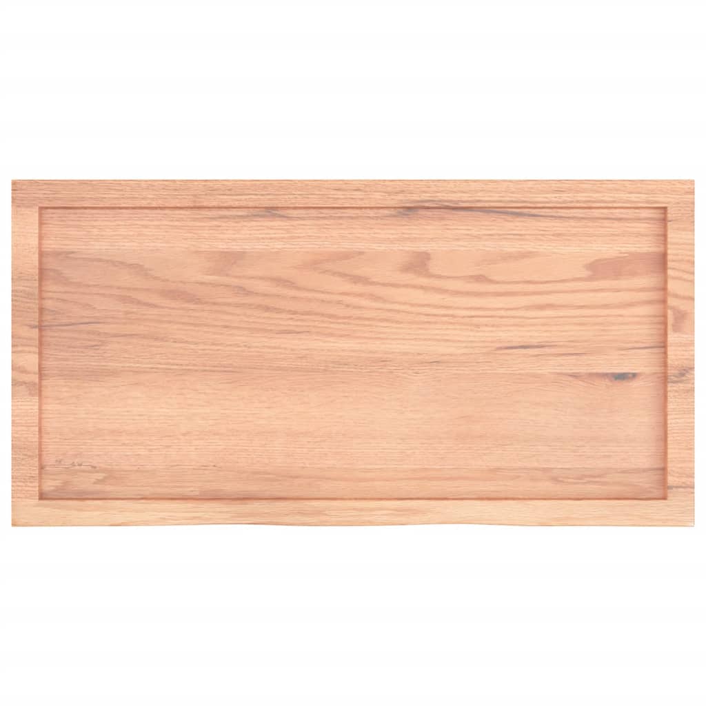 8720845833077_g_en_hd_2 vidaXL Bathroom Countertop Light Brown 100x50x4 cm Treated Solid Wood - Image 4