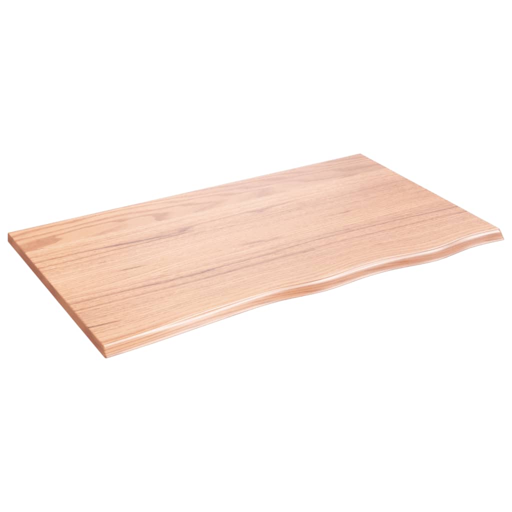 8720845833091_a_en_hd_1 vidaXL Bathroom Countertop Light Brown 100x60x2 cm Treated Solid Wood - Image 2