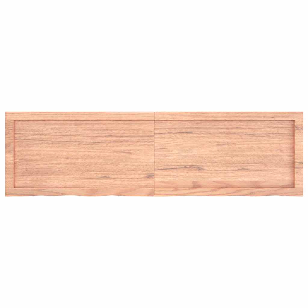 8720845833220_g_en_hd_2 vidaXL Bathroom Countertop Light Brown 140x40x4 cm Treated Solid Wood - Image 4