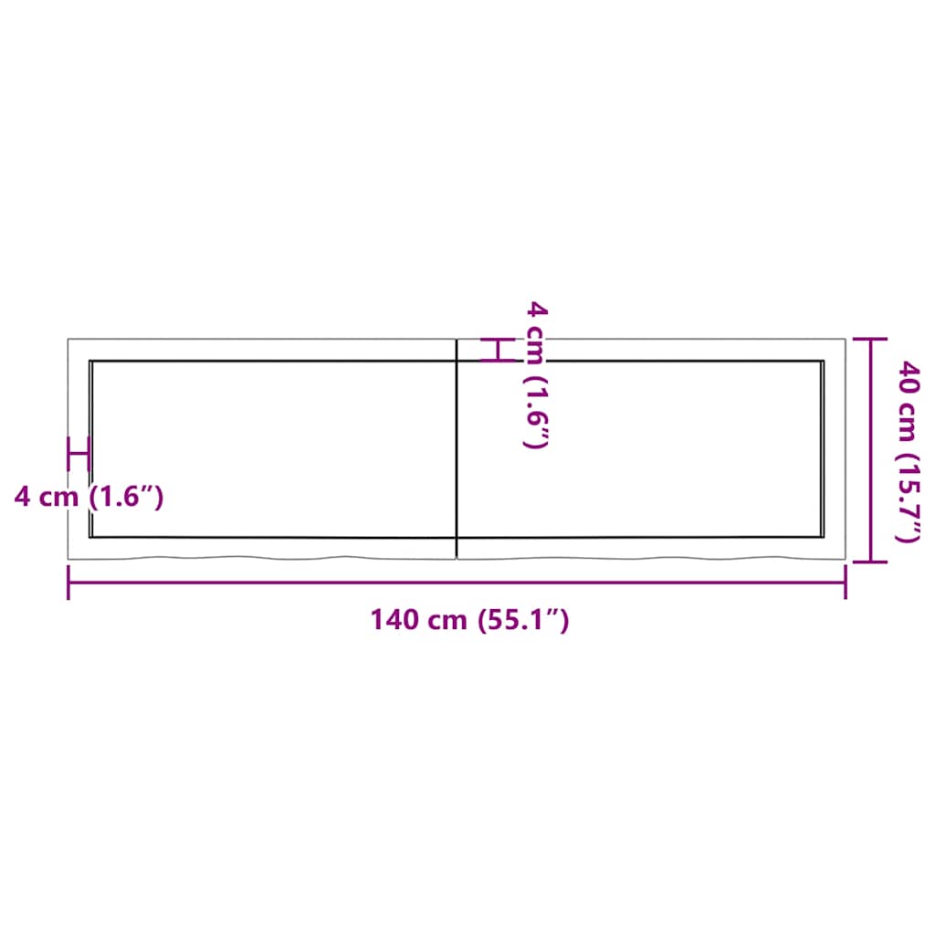 8720845833220_g_en_hd_9 vidaXL Bathroom Countertop Light Brown 140x40x4 cm Treated Solid Wood - Image 11