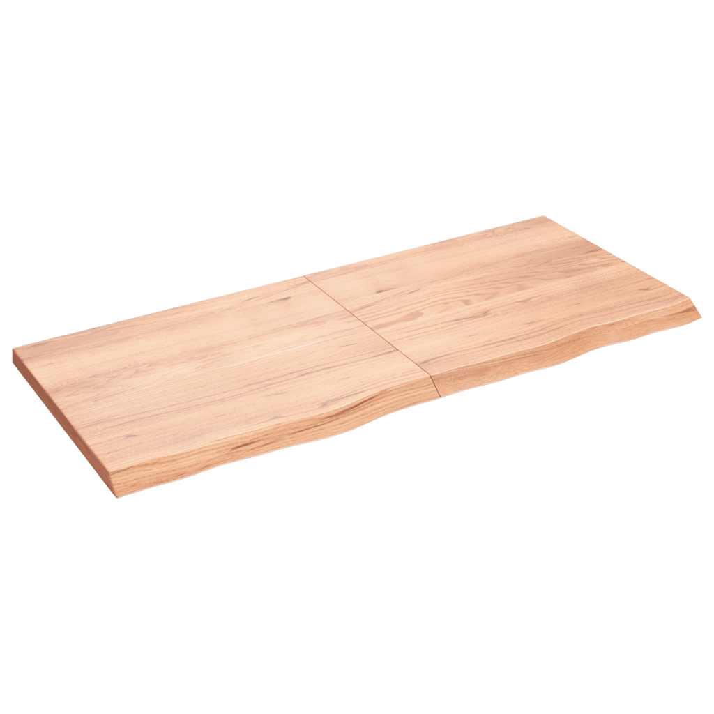8720845833268_a_en_hd_1 vidaXL Bathroom Countertop Light Brown 140x60x4 cm Treated Solid Wood - Image 2