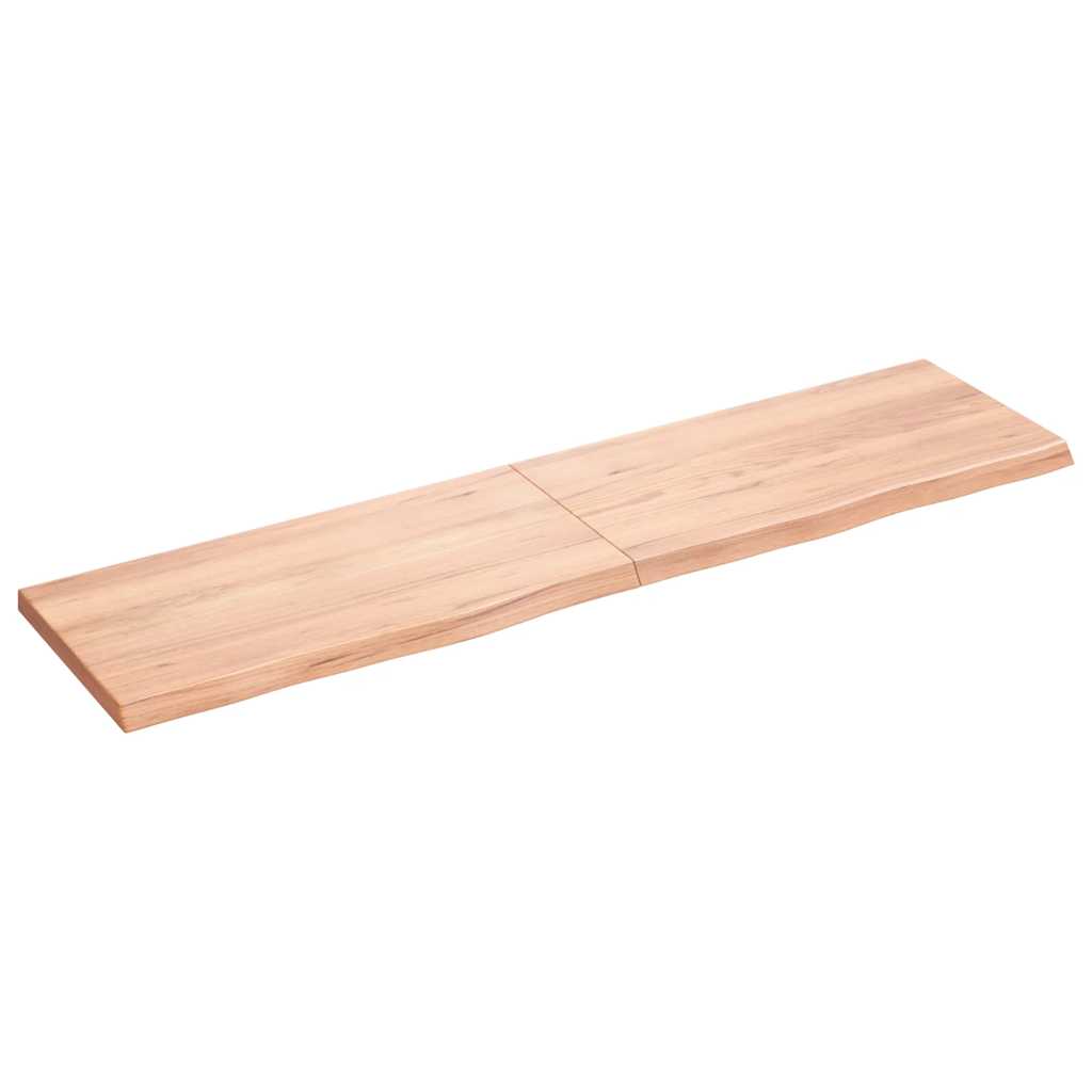 8720845833305_a_en_hd_1 vidaXL Bathroom Countertop Light Brown 160x40x4 cm Treated Solid Wood - Image 2